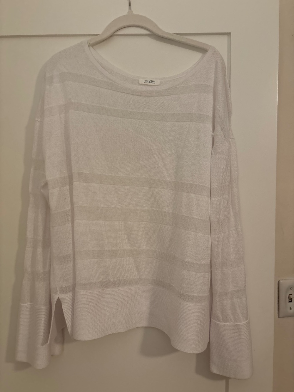 Haven Well Within White Cotton Sweater